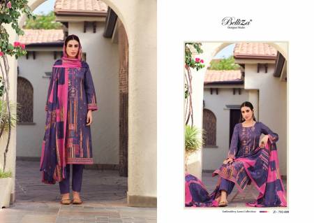 Naira By Belliza Printed Cotton Dress Material Catalog